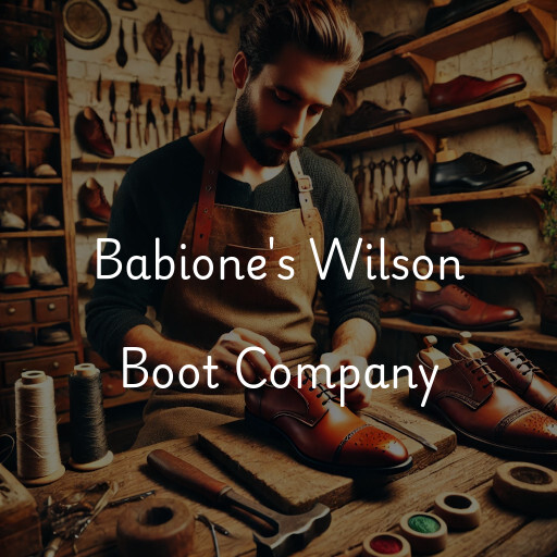 Schuhreparatur in Babione's Wilson Boot Company