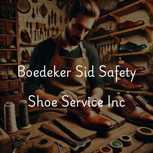 Servizi di riparazione calzature a Boedeker Sid Safety Shoe Service Inc