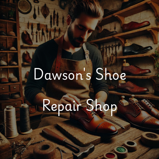 Servizi di riparazione calzature a Dawson's Shoe Repair Shop