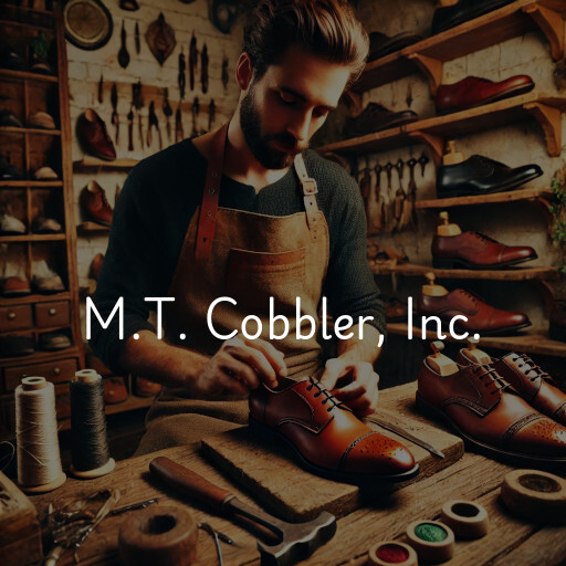 Reparación de calzado en M.T. Cobbler, Inc.