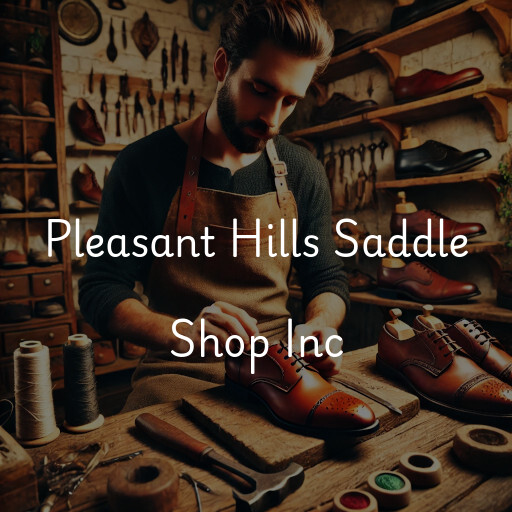 Servizi di riparazione calzature a Pleasant Hills Saddle Shop Inc