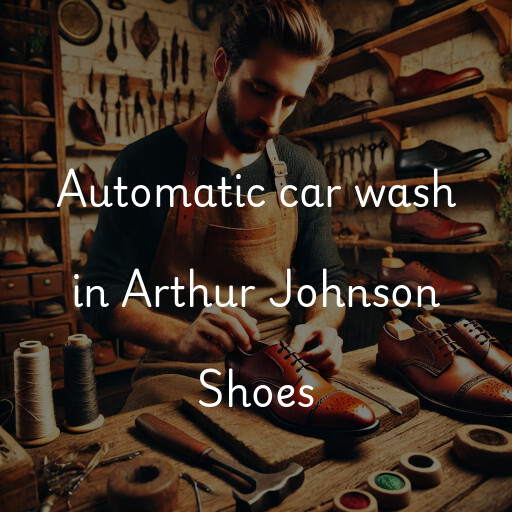 Automatic car wash in Arthur Johnson Shoes