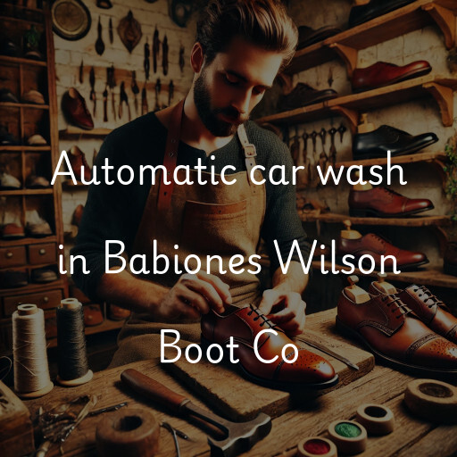 Automatic car wash in Babiones Wilson Boot Co