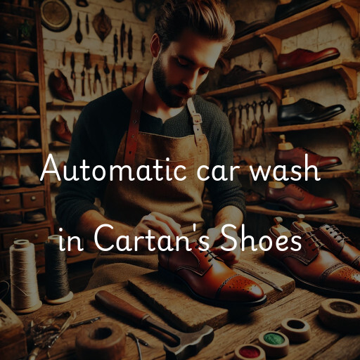 Automatic car wash in Cartan's Shoes