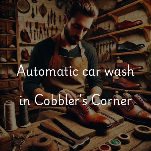 Automatic car wash in Cobbler's Corner