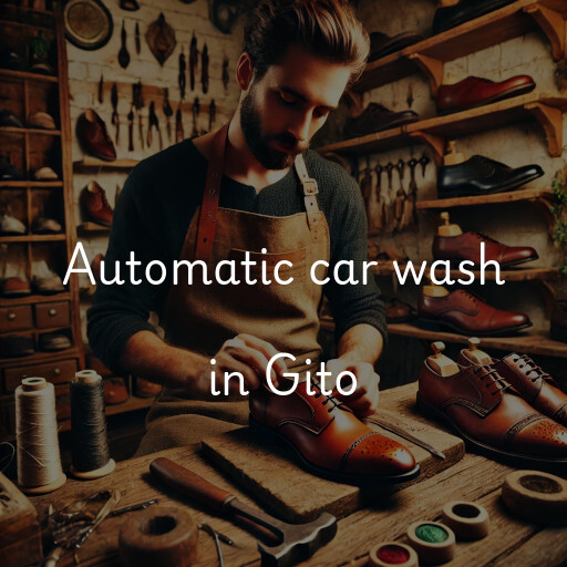 Automatic car wash in Gito