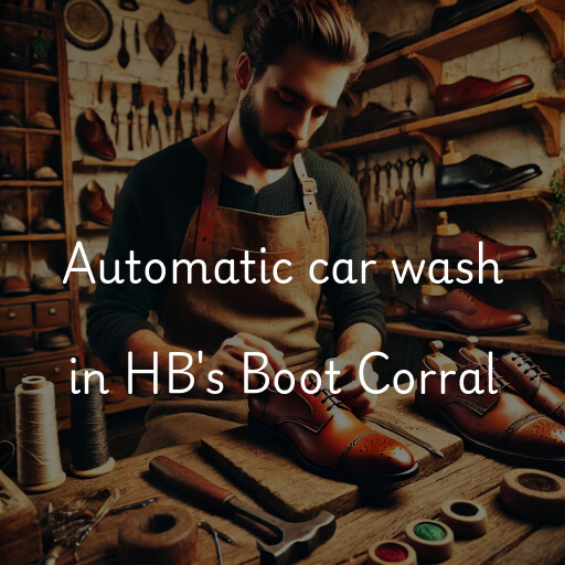 Automatic car wash in HB's Boot Corral