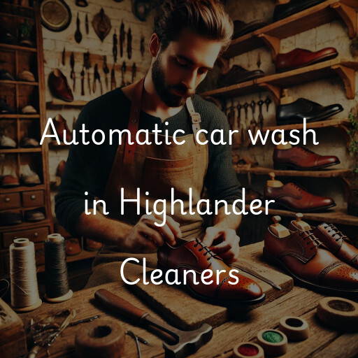 Automatic car wash in Highlander Cleaners