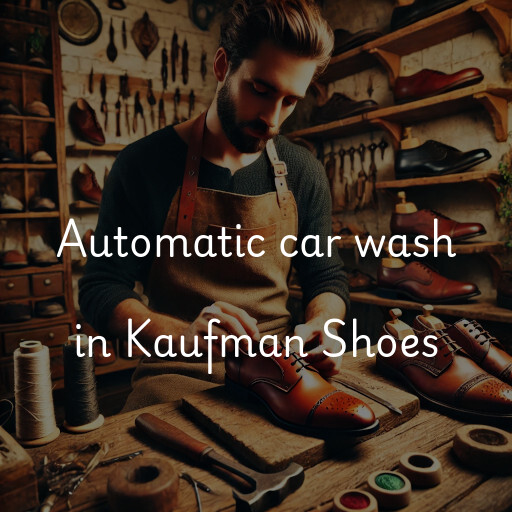 Automatic car wash in Kaufman Shoes