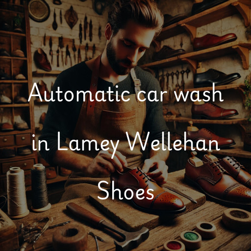 Automatic car wash in Lamey Wellehan Shoes