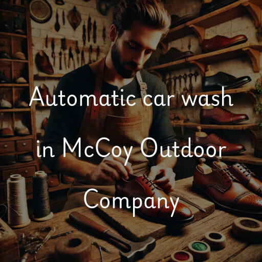 Automatic car wash in McCoy Outdoor Company