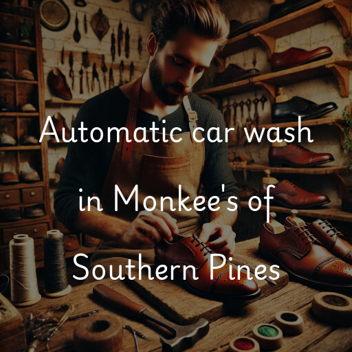 Automatic car wash in Monkee's of Southern Pines