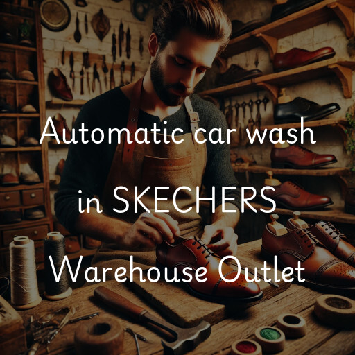 Automatic car wash in SKECHERS Warehouse Outlet