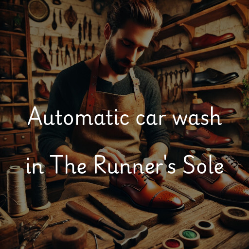 Automatic car wash in The Runner's Sole