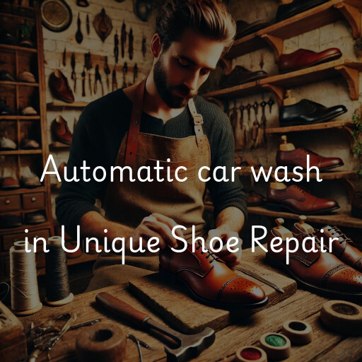 Automatic car wash in Unique Shoe Repair