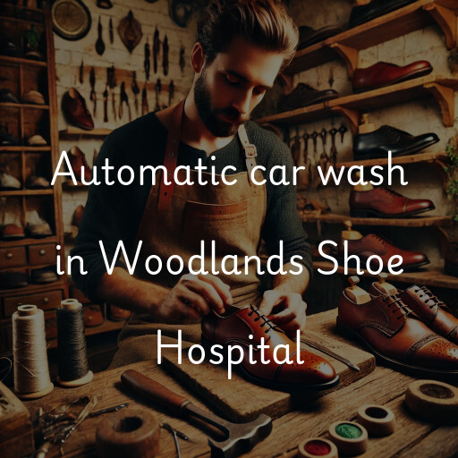 Automatic car wash in Woodlands Shoe Hospital