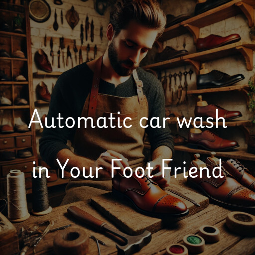 Automatic car wash in Your Foot Friend