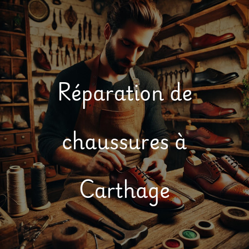 Réparation de chaussures à Carthage