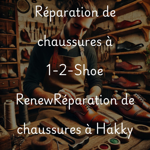 Réparation de chaussures à