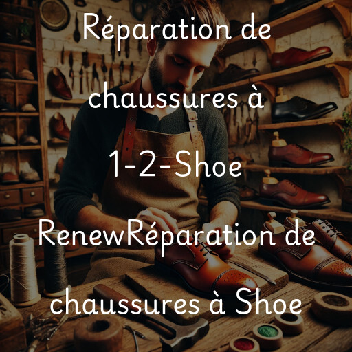 Réparation de chaussures à