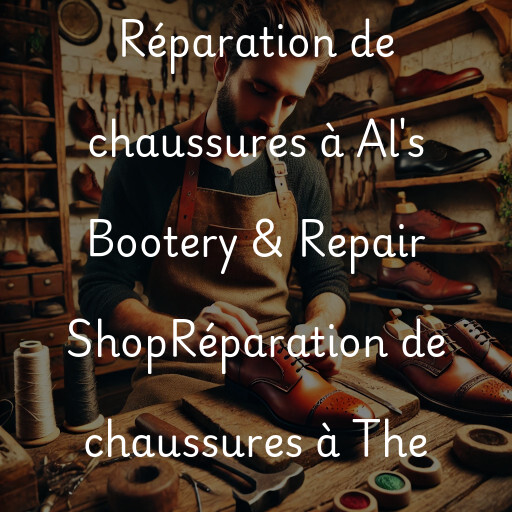 Réparation de chaussures à