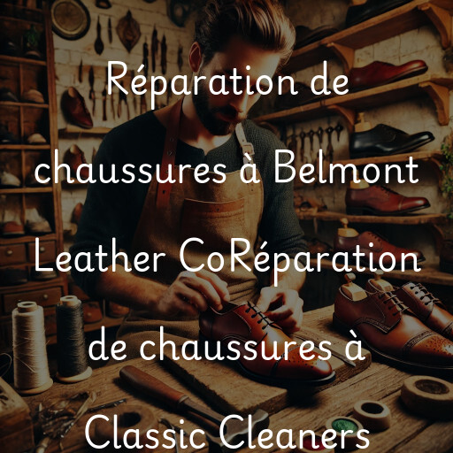 Réparation de chaussures à