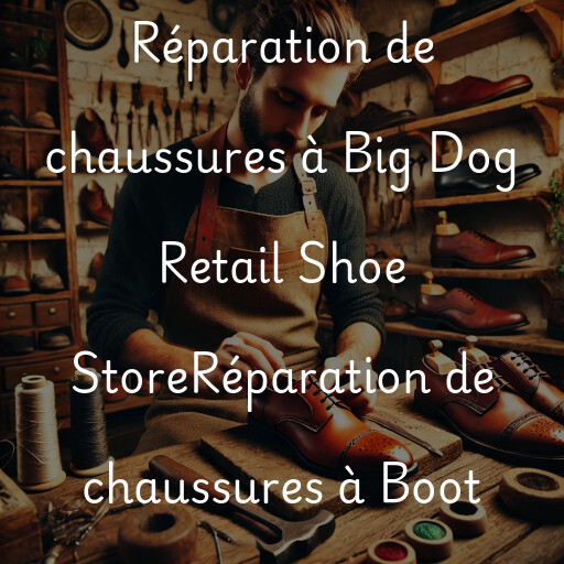 Réparation de chaussures à