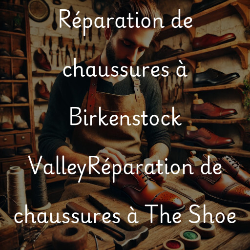 Réparation de chaussures à