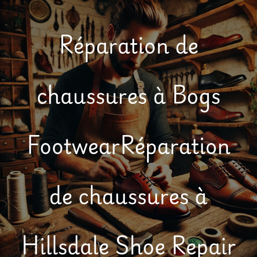 Réparation de chaussures à