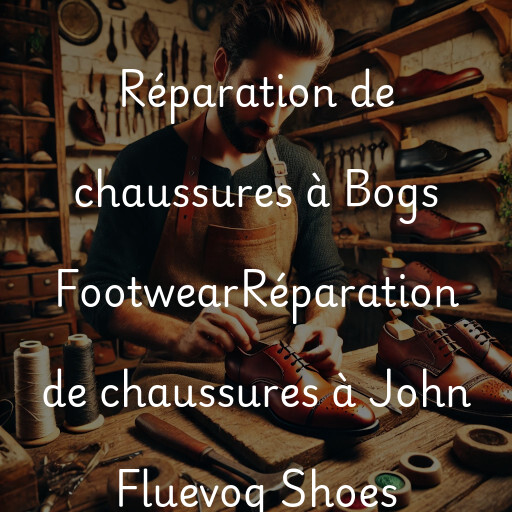 Réparation de chaussures à