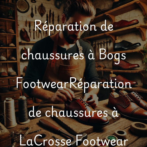 Réparation de chaussures à