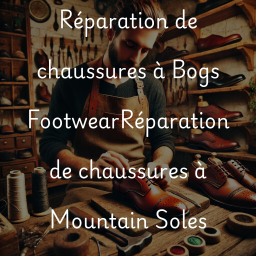 Réparation de chaussures à