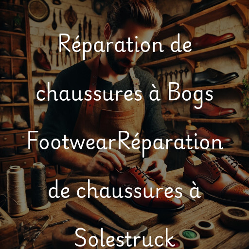 Réparation de chaussures à