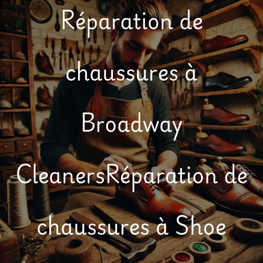 Réparation de chaussures à