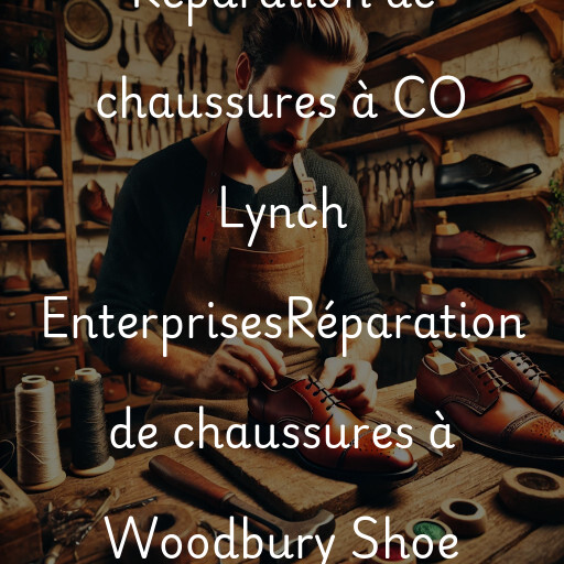 Réparation de chaussures à