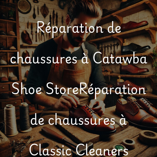 Réparation de chaussures à