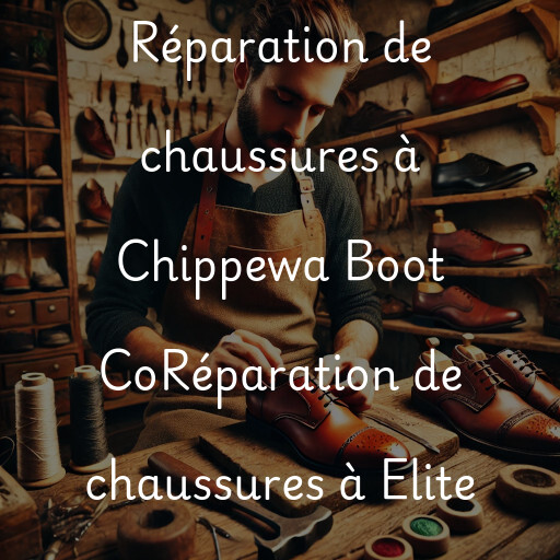 Réparation de chaussures à