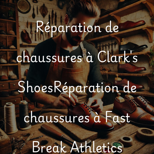 Réparation de chaussures à