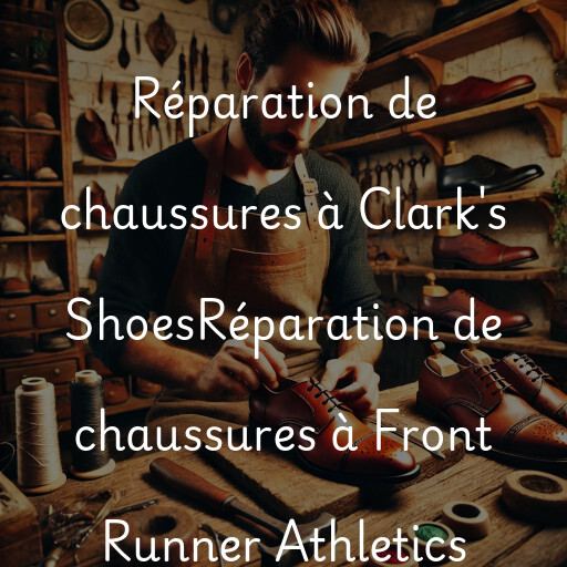 Réparation de chaussures à