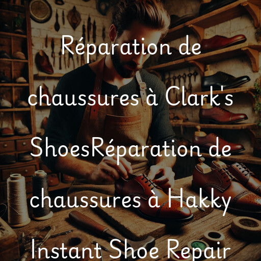 Réparation de chaussures à