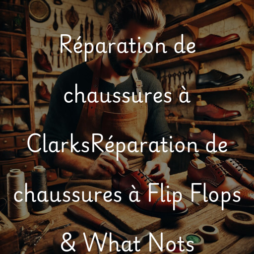 Réparation de chaussures à