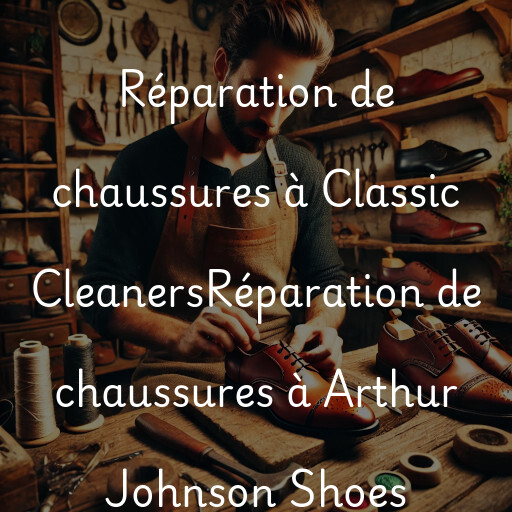 Réparation de chaussures à