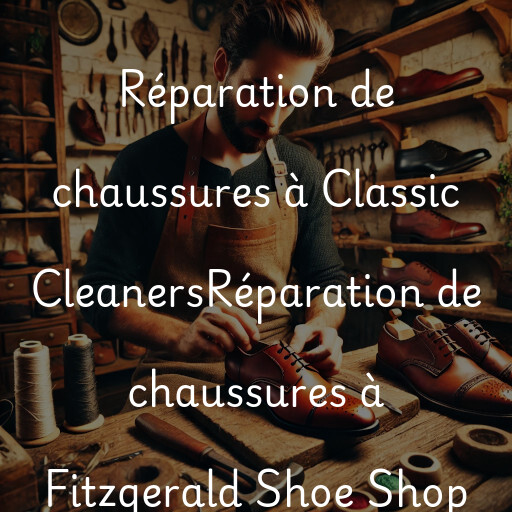 Réparation de chaussures à