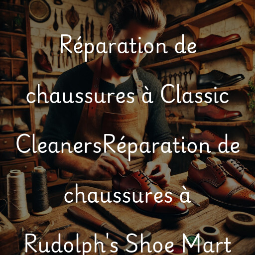 Réparation de chaussures à