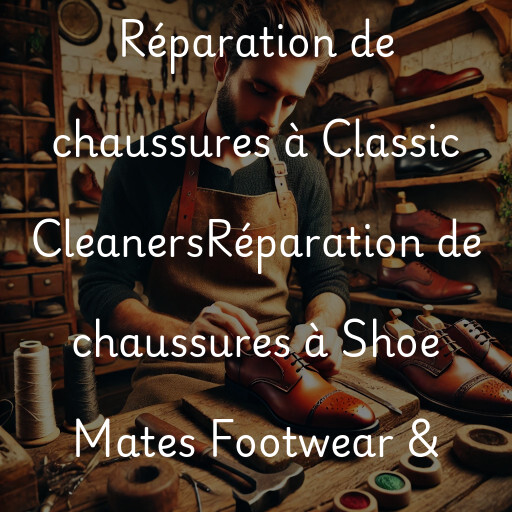 Réparation de chaussures à