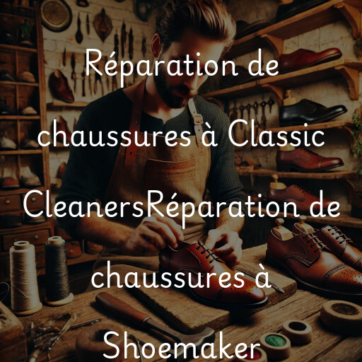 Réparation de chaussures à