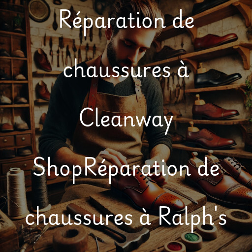 Réparation de chaussures à