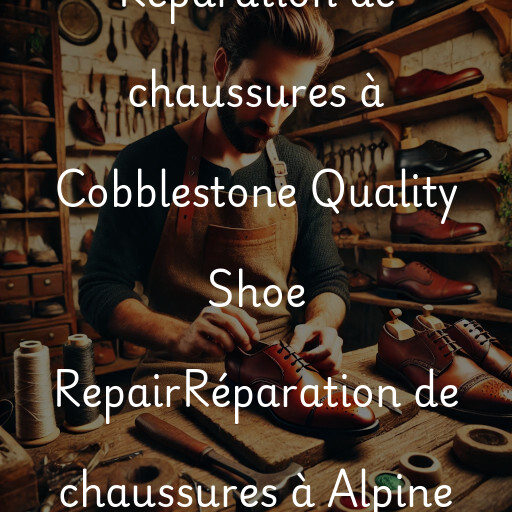 Réparation de chaussures à