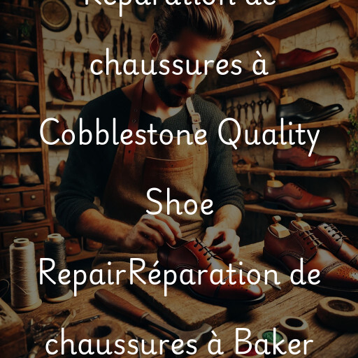 Réparation de chaussures à