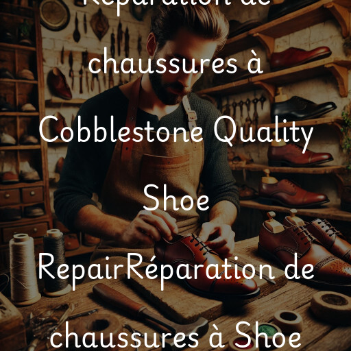 Réparation de chaussures à